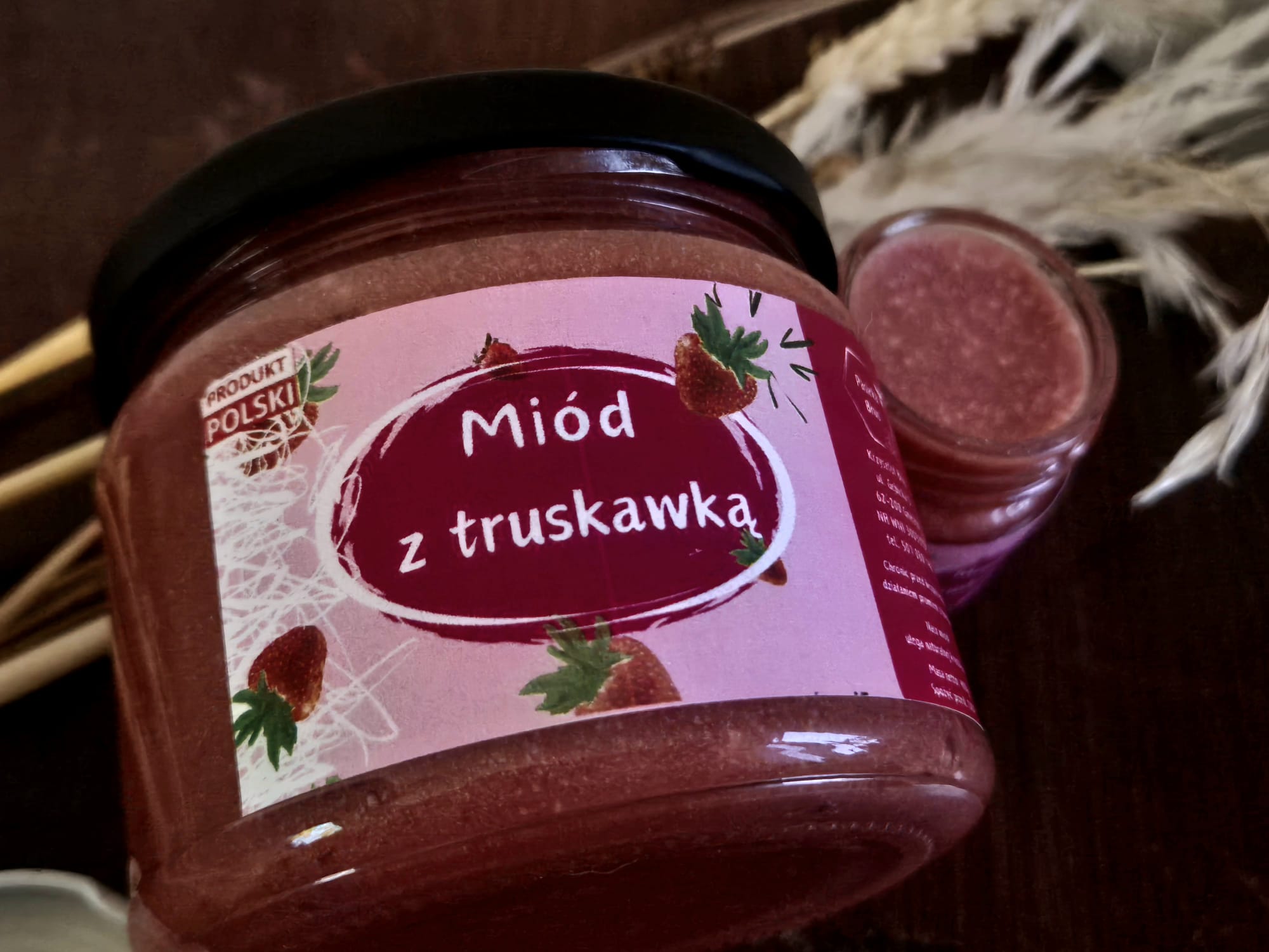 Miód z truskawką
