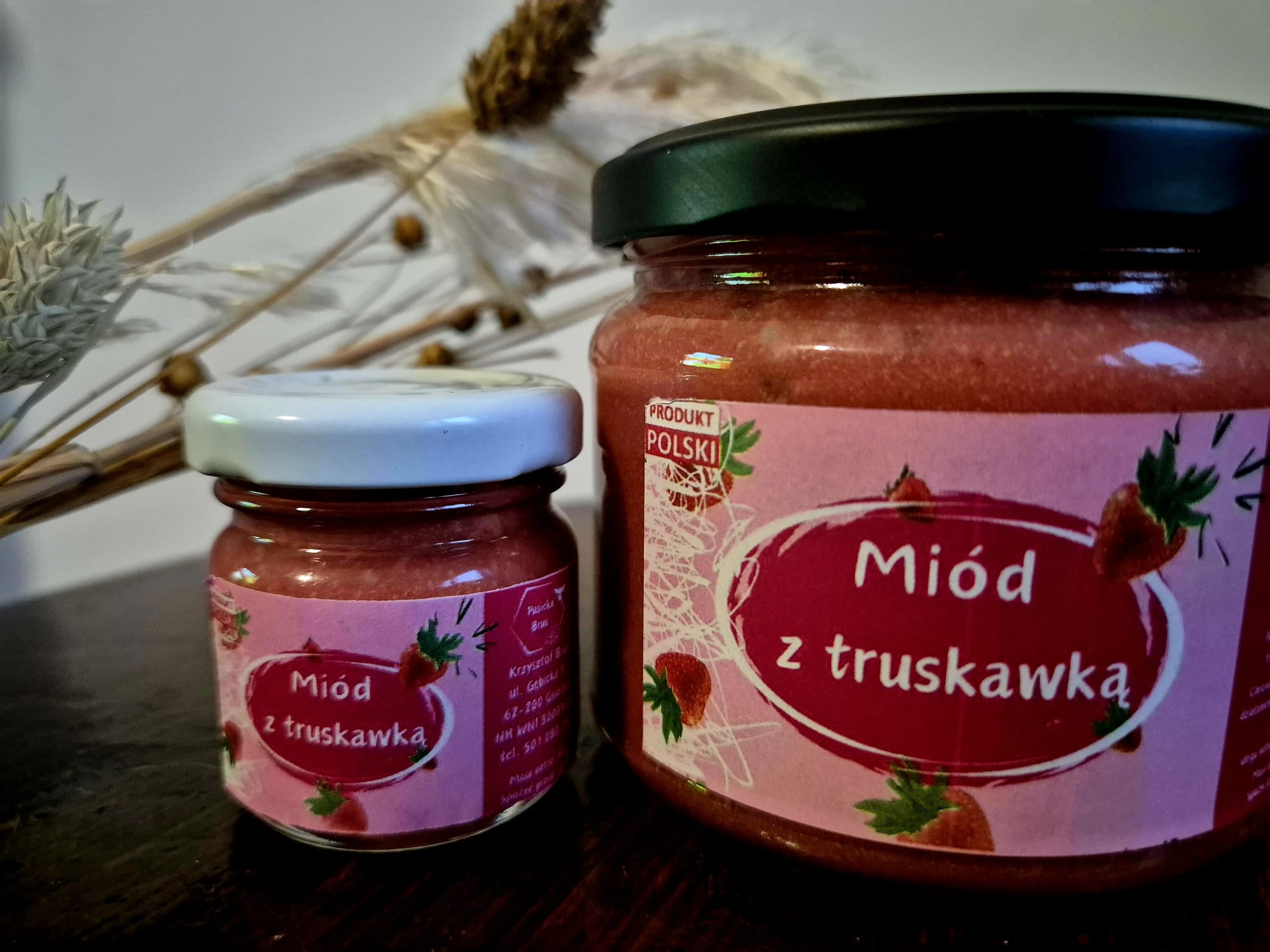 Miód z truskawką - obrazek 3