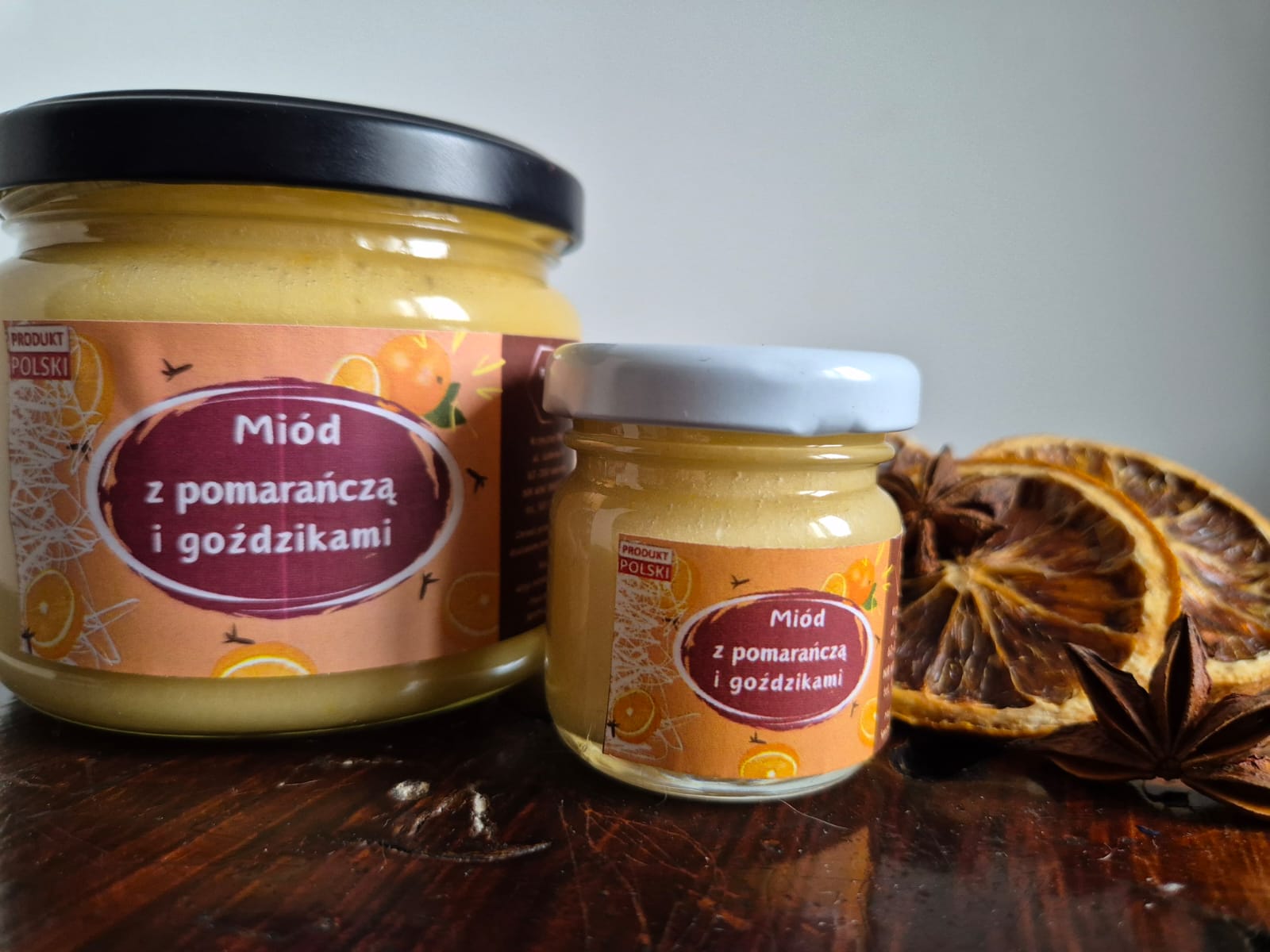 Miód z pomarańczą i goździkami - obrazek 2