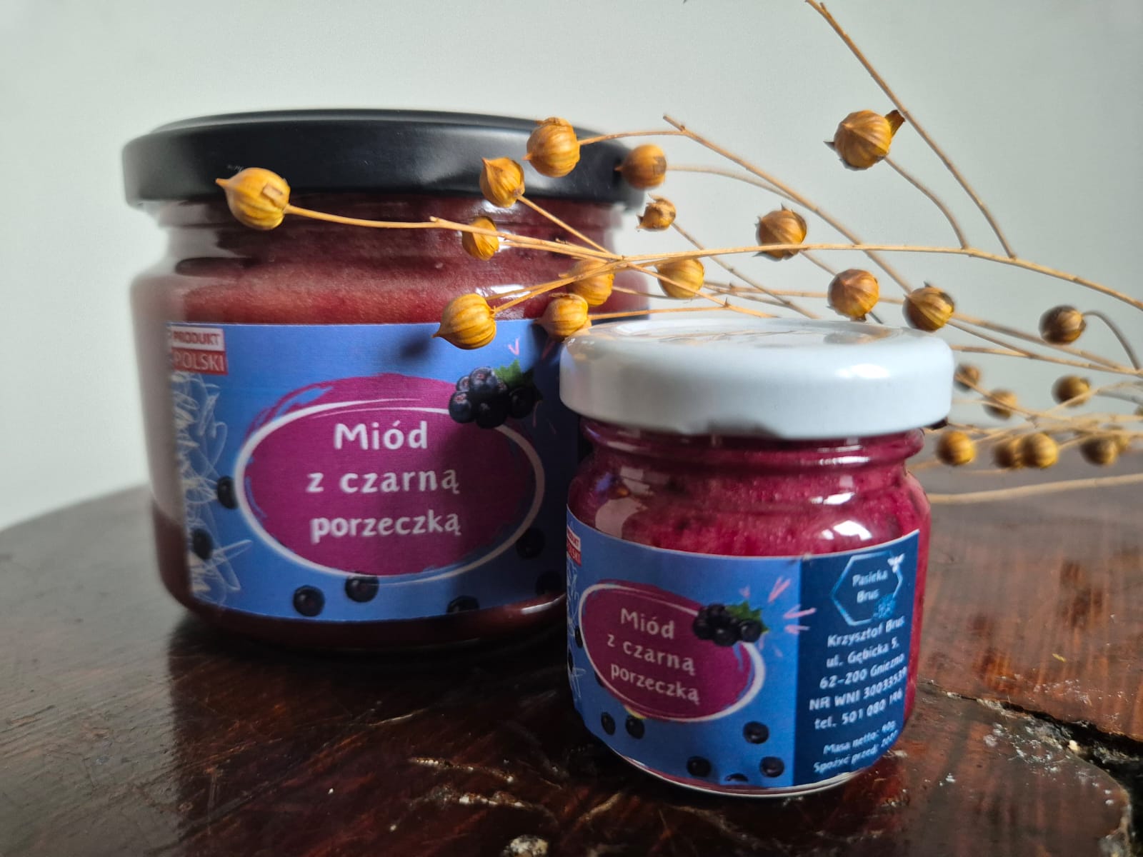 Miód z czarną porzeczką - obrazek 3