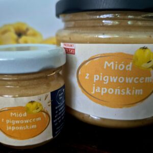 Miód z pigwowcem japońskim