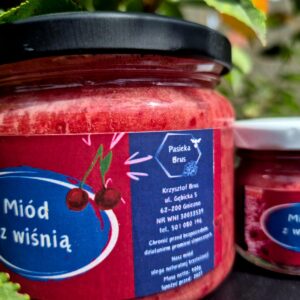Miód z wiśnią